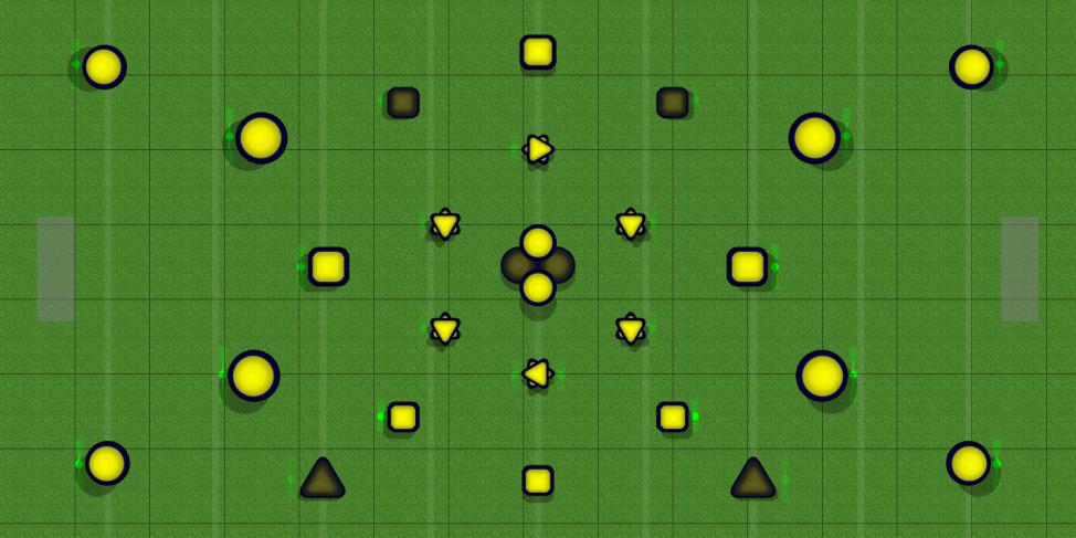 Metatrons Cube Paintball Field Image