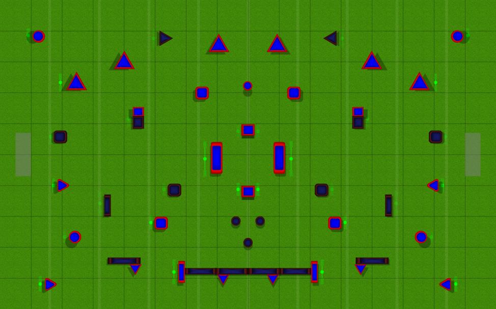 2018 NXL Sample Layout Paintball Field Image