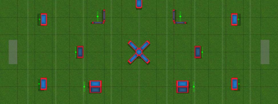 TAA Tourney Layout Paintball Field Image