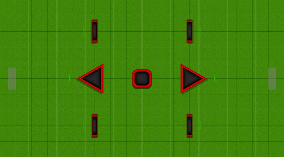 Simple Neon 3v3 Paintball Field Image