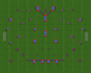 NXL Bunker Set Cleared Paintball Field Thumbnail