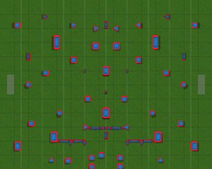 NXL Bunker Set Cleared Paintball Field Thumbnail