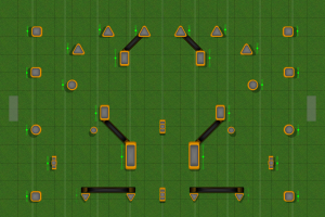 Basic Layout 1 Paintball Field Thumbnail