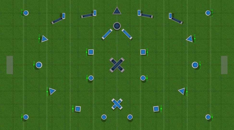 Alpha Map #2 Paintball Field Image