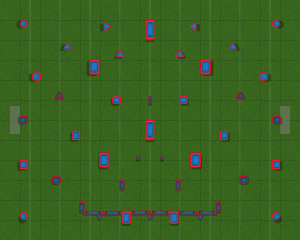 NXL Bunker Set Cleared Paintball Field Thumbnail