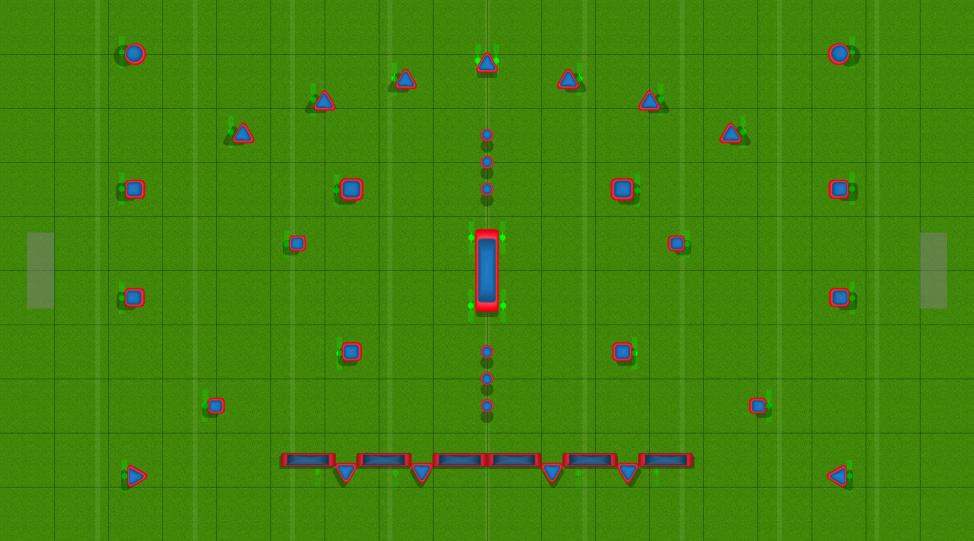 Old School XBall Paintball Field Image