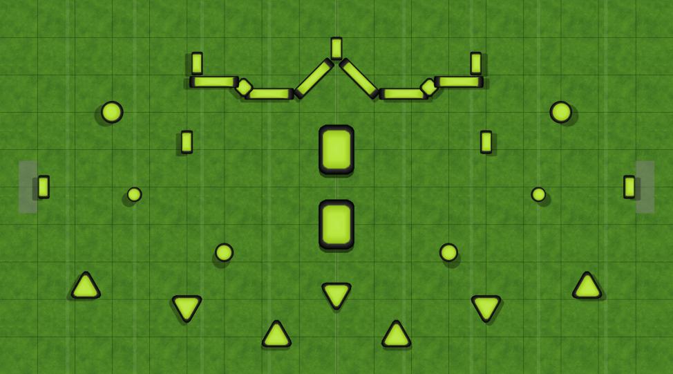 10 man turf Paintball Field Image