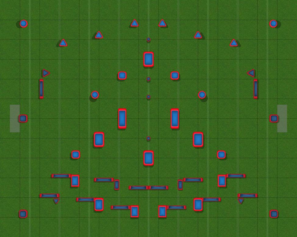 NXL Sample Layout 2024 Paintball Field Image