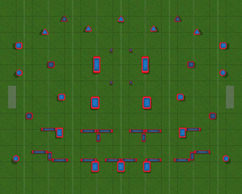 Jerm's Double Snake Paintball Field Image