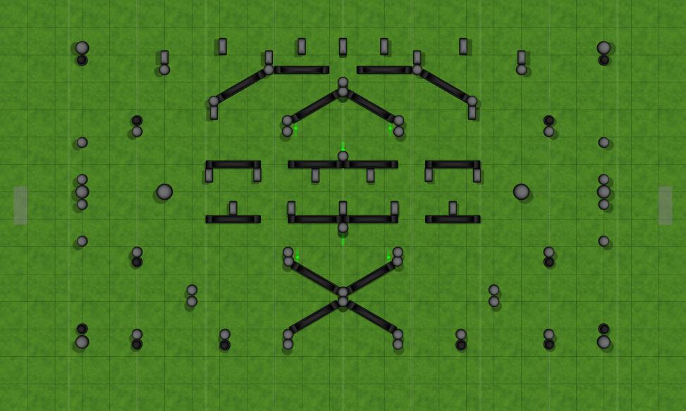 zipper design Paintball Field Image
