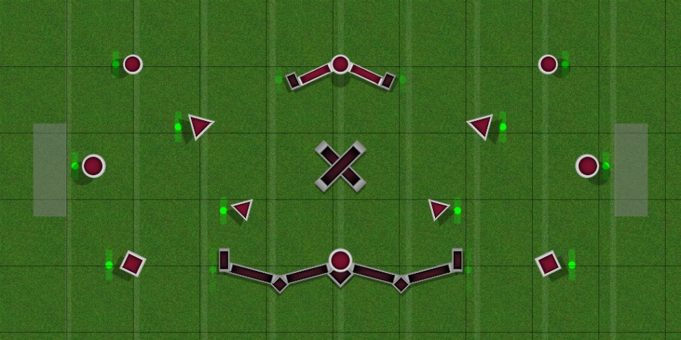 1v1 Alpha Map #2 Paintball Field Image