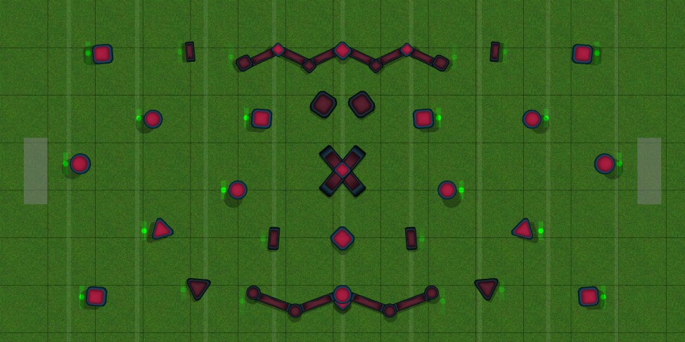 3v3 Alpha Map v2 Paintball Field Image