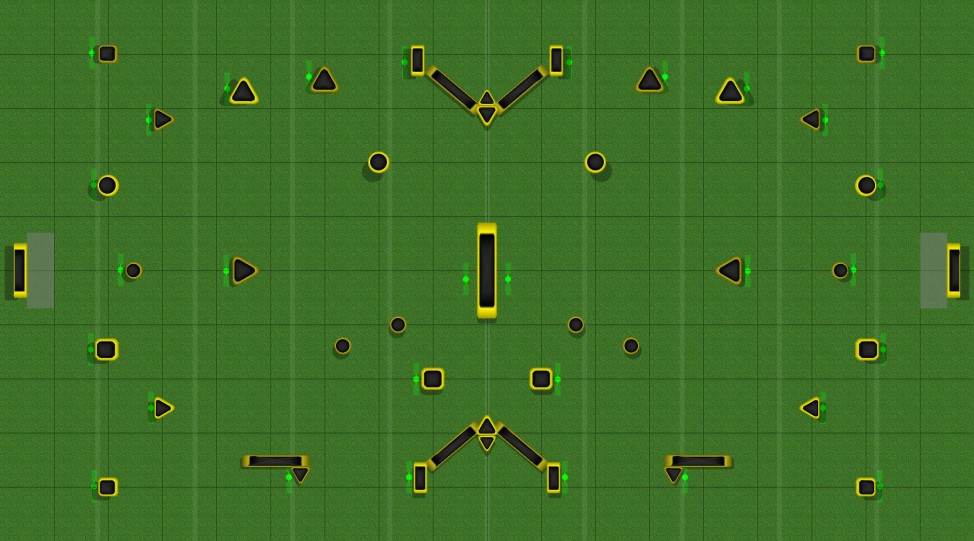 SMP Layout #1 Paintball Field Image